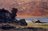 Gustave Courbet Canvas Paintings - After the Storm